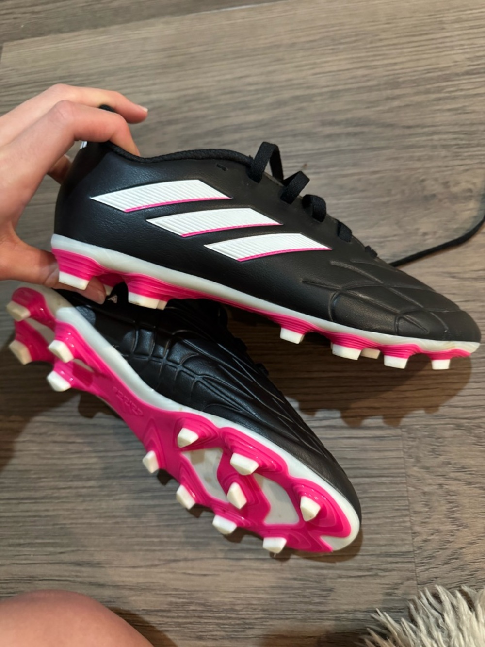 Adidas Copa Pure.4 FxG soccer cleats girls size 3.5y